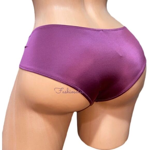 Victoria’s Secret Set of 3 Sexy Strappy Satiny leopard Lace Cheeky Panty - Picture 6 of 7